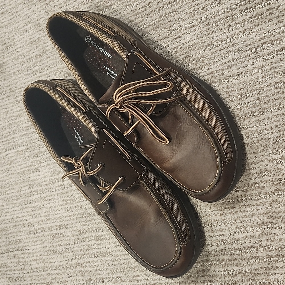 Rockport size 14 leather, worn once, like new